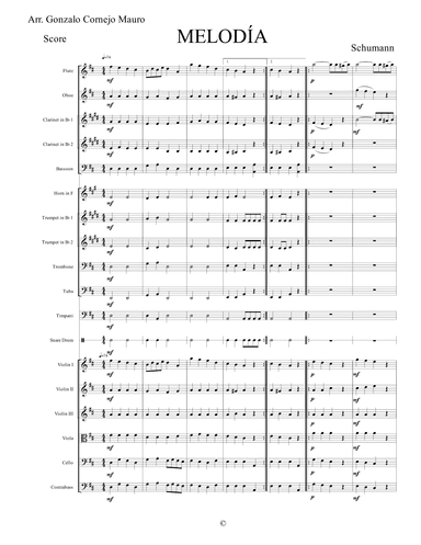 MELODIE (arr. GONZALO CORNEJO)