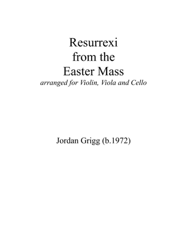 Resurrexi from Easter Mass