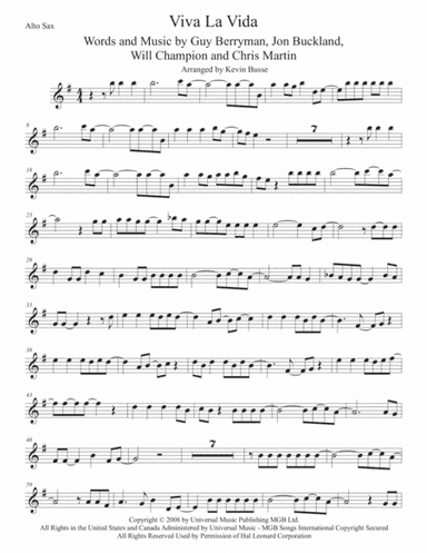Viva La Vida (arr. Kevin Busse)