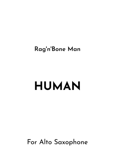 Human (arr. Jireh J.)