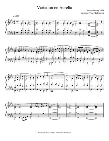 Variation on Aurelia (arr. Tinus Badenhorst)