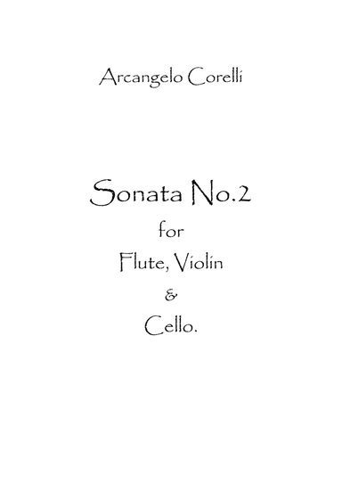 Sonata No.2 (arr. Spence Bundy)