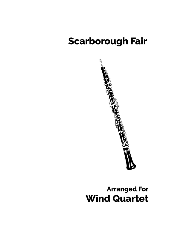 Scarborough Fair arranged for Wind Quartet (arr. Nigel Jefferies)