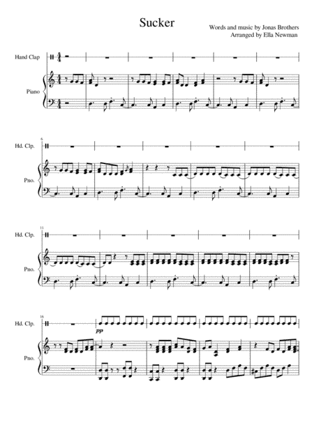 Sucker (arr. Elle Newman)