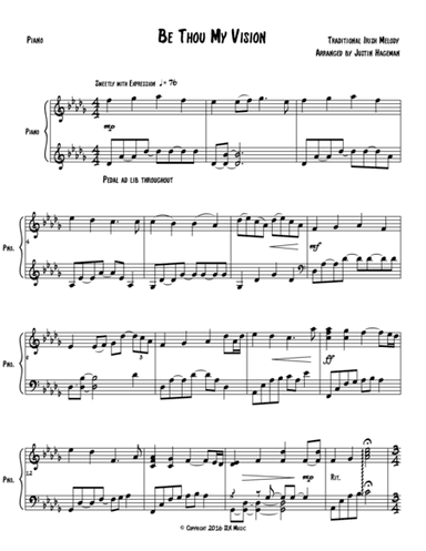 Be Thou My Vision (arr. Justin Hageman)