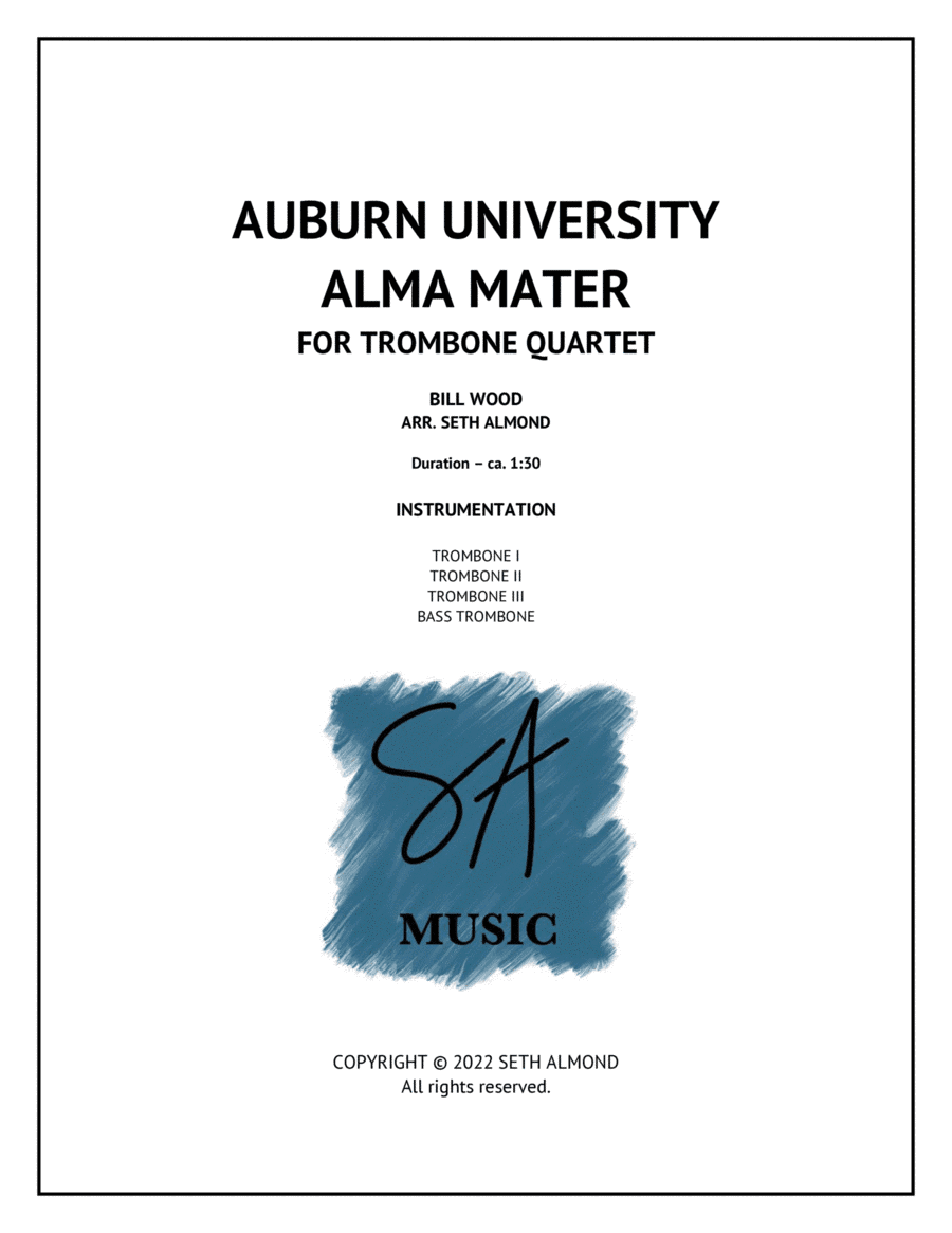 Auburn University Alma Mater (arr. Seth Almond)