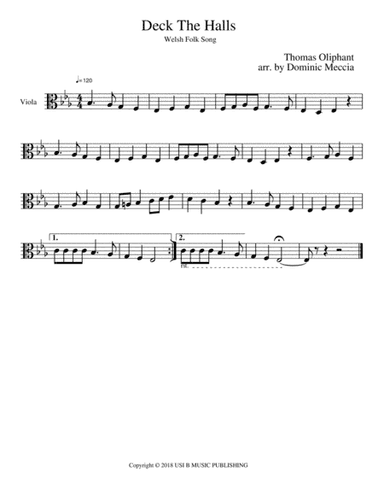 Deck The Halls (arr. Dominic Meccia)