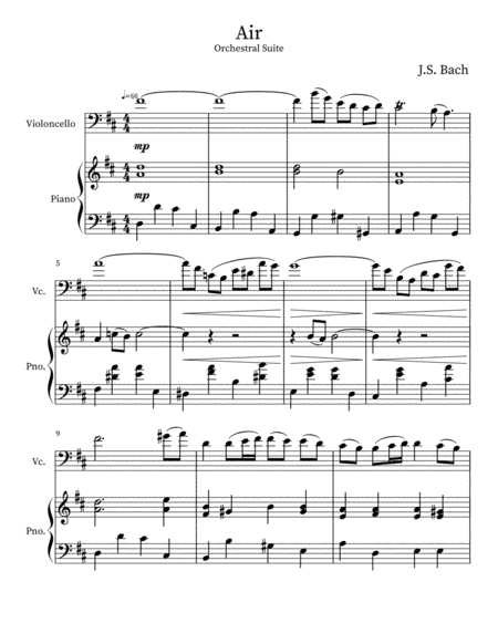 Air - Orchestral Suite (arr. Tom Christie)