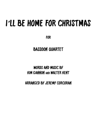 I'll Be Home For Christmas (arr. Jeremy Corcoran)