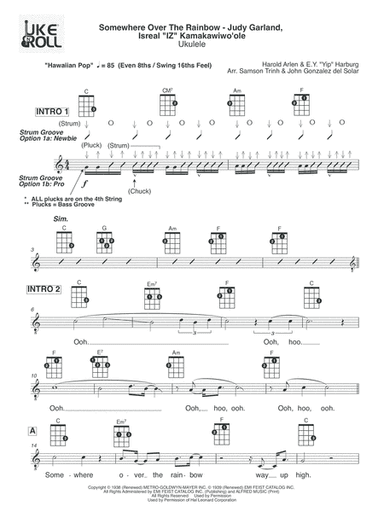 Over The Rainbow (from The Wizard Of Oz) (arr. Samson Trinh & John Gonzalez del Solar)