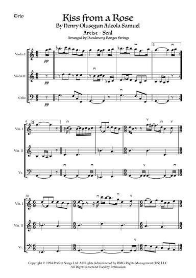 Kiss From A Rose (arr. Dandenong Ranges Strings)