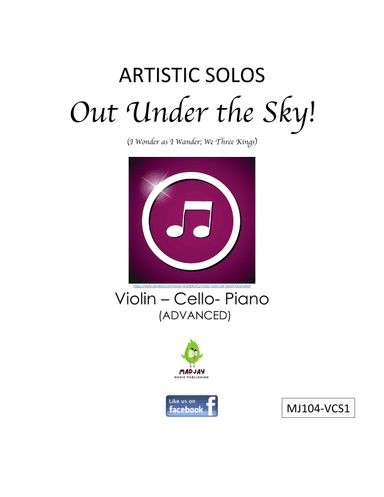 Out Under the Sky!  (Piano Trio: ADVANCED Violin, Cello,  Piano) (arr. Greg Engell)