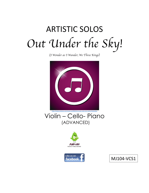 Out Under the Sky!  (Piano Trio: ADVANCED Violin, Cello,  Piano) (arr. Greg Engell)