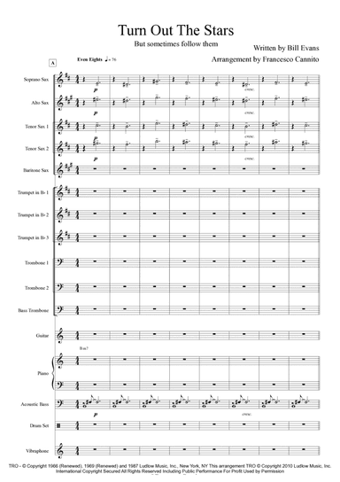Turn Out The Stars (arr. Francesco Cannito)