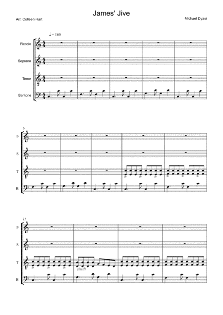 James' Jive by Michael Dyasi arr. Colleen Hart (arr. Colleen Hart)