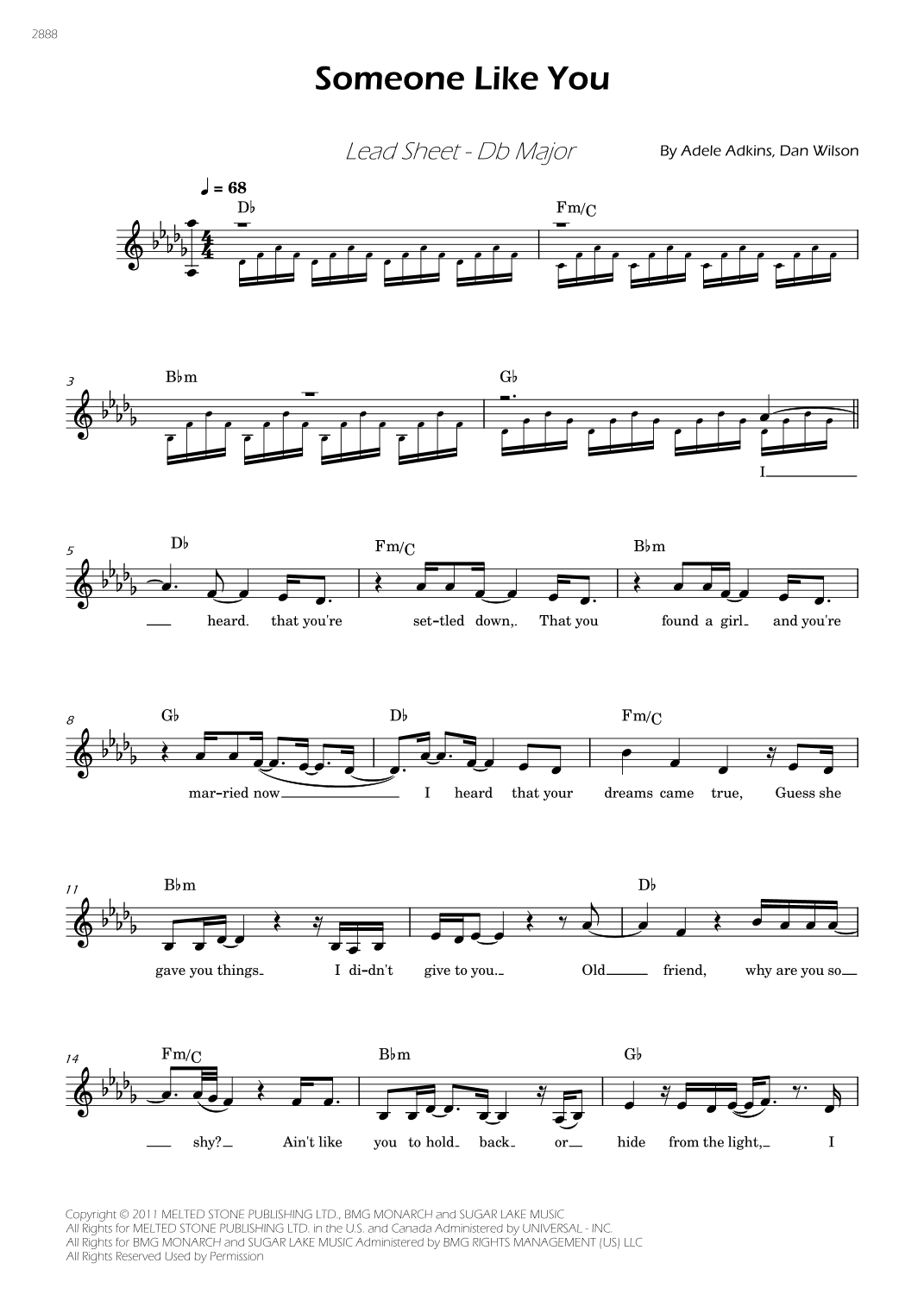 Someone Like You (arr. César Madeira)