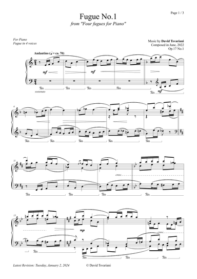 Fugue No.1