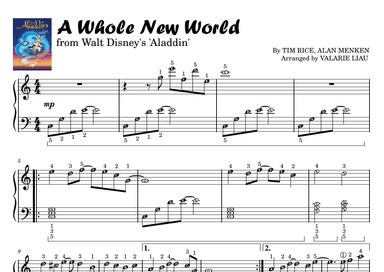 A Whole New World (reprise) (arr. Valarie Liau)