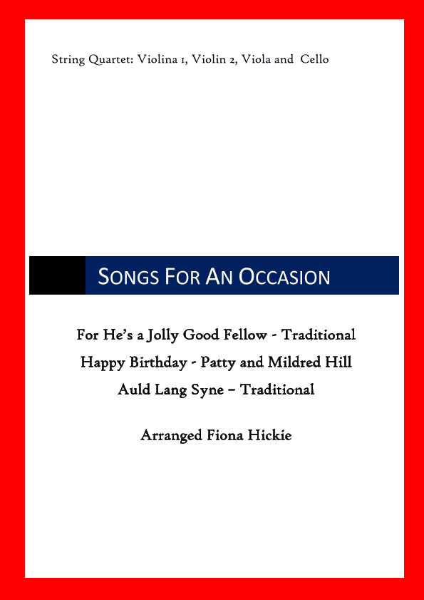 Songs for an Occasion (arr. Fiona Hickie)