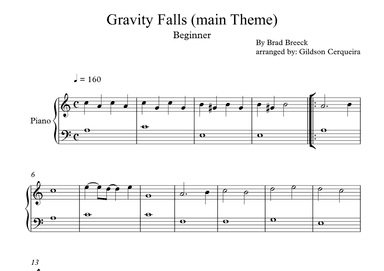 Gravity Falls (main Theme) (arr. Gildson Cerqueira)