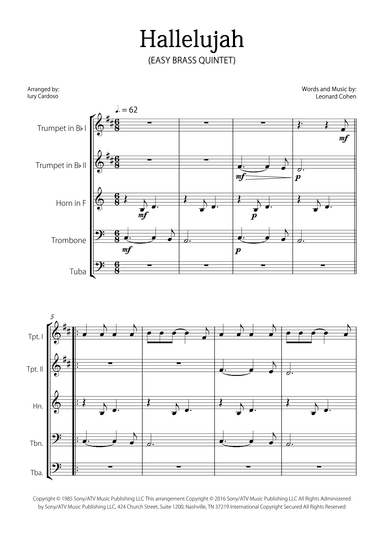 Hallelujah (arr. Iury Cardoso)