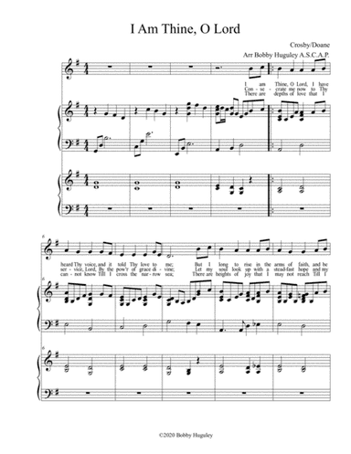 I Am Thine O Lord (arr. Bobby Huguley)