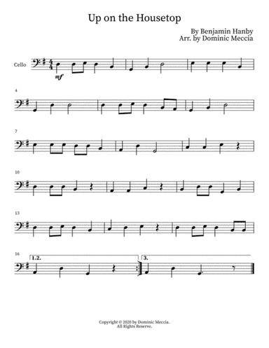 Up on the Housetop (arr. Dominic Meccia)