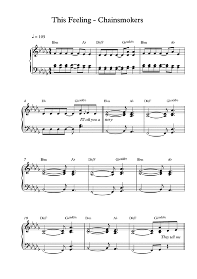 This Feeling (arr. Pineapplechord)