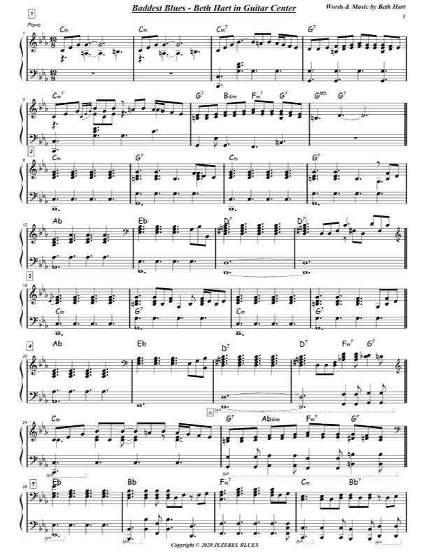 Baddest Blues (arr. juan carlos esteve /Gran Coda)