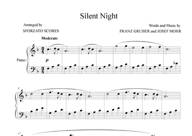 Silent Night (arr. Sforzato Scores)
