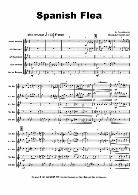 Spanish Flea (arr. Thomas Graf)