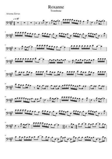 Roxanne (arr. Sean M.)