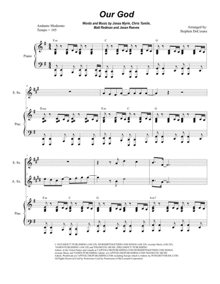 Our God (arr. Stephen DeCesare)