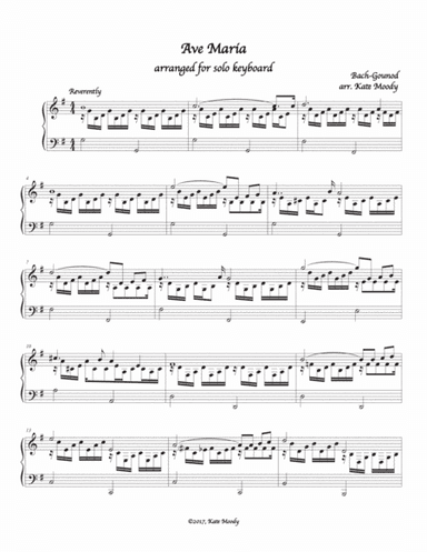 Ave Maria (arr. Kate Moody)