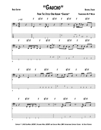 Gaucho (arr. Accubass)