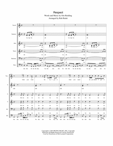Respect (arr. Rob Redei)