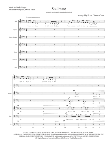 Soulmate (arr. Kevin Cincotta-Guest)