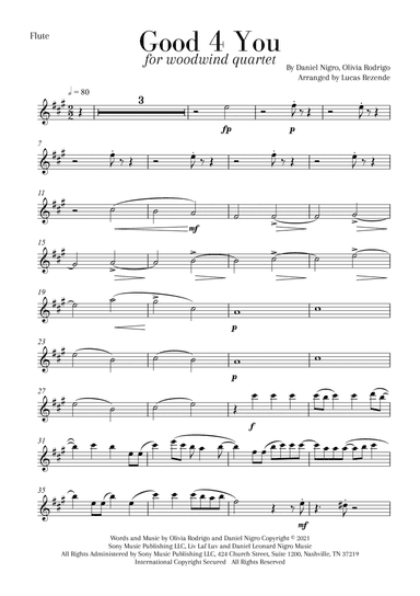 Good 4 U (arr. Lucas Rezende)