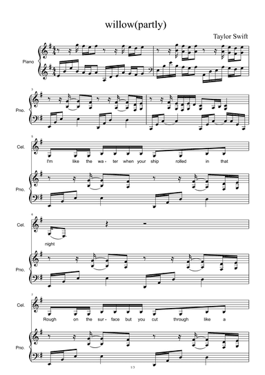 Willow (arr. Taylor Swift)