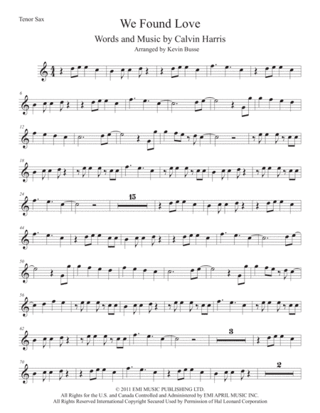 We Found Love (arr. Kevin Busse)