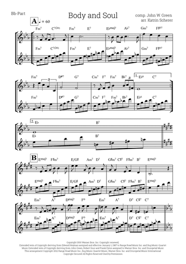 Body And Soul (arr. Katrin Scherer)