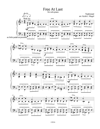 Free At Last (arr. Keith James)