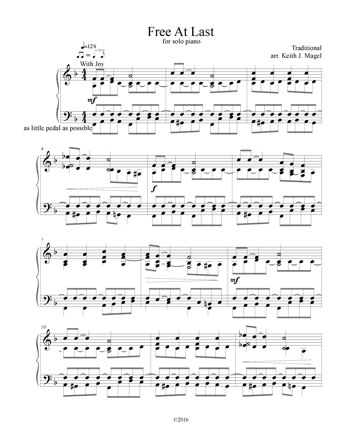 Free At Last (arr. Keith James)