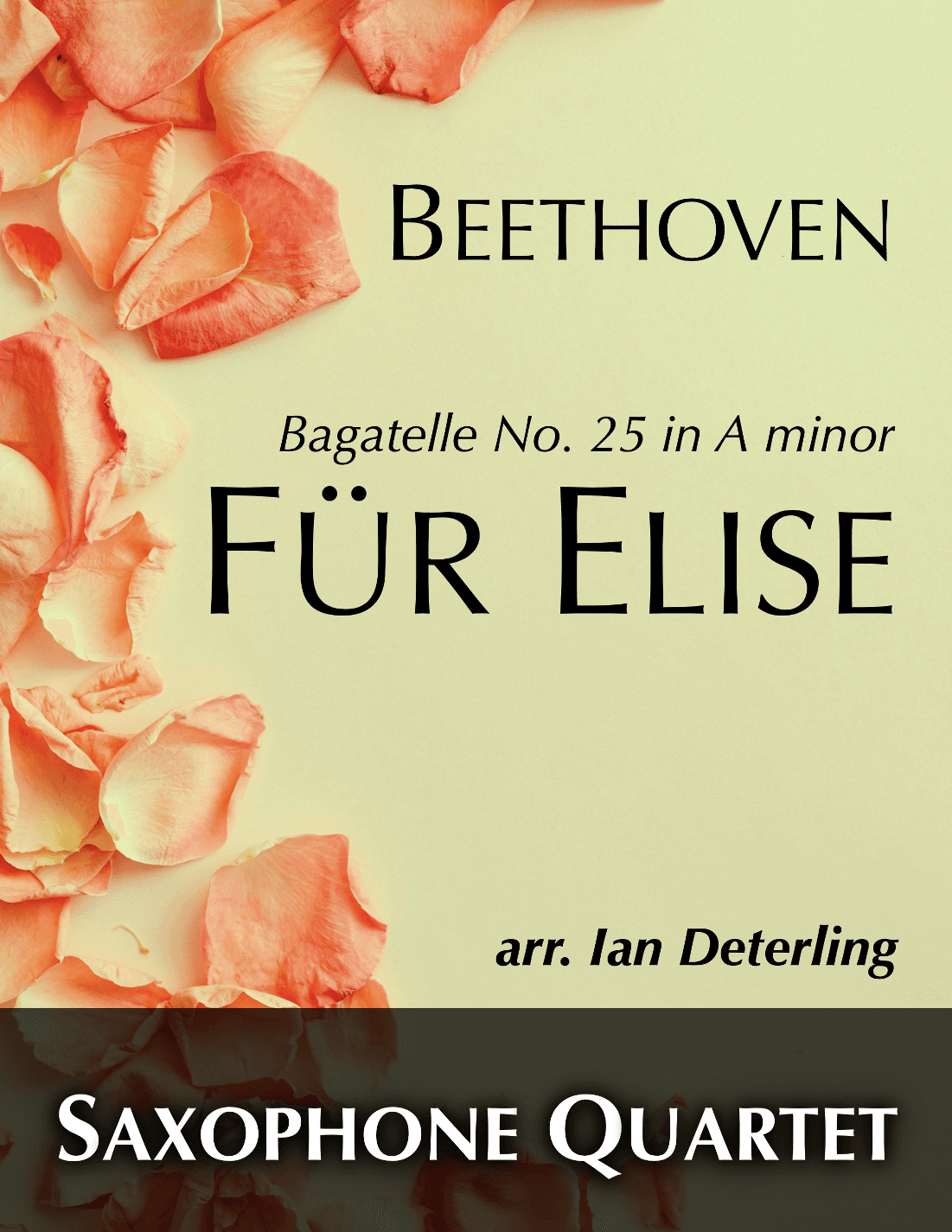 Für Elise (for Saxophone Quartet) (arr. Ian Deterling)