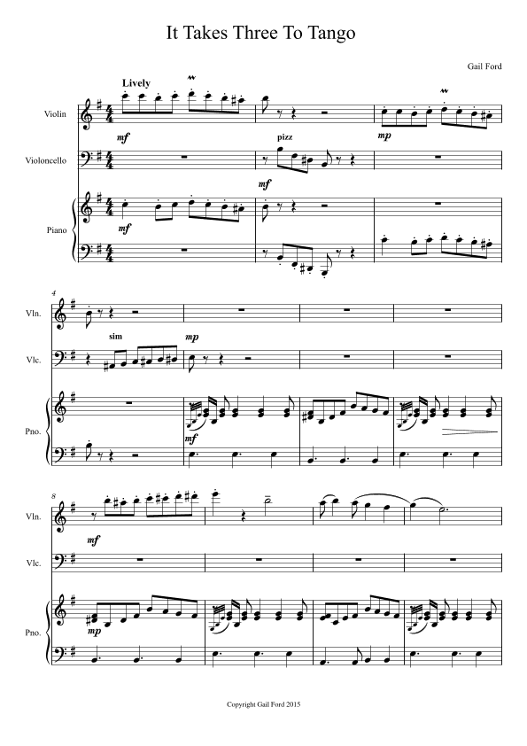 It Takes Three To Tango