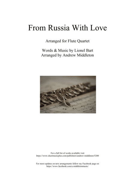 From Russia With Love (arr. Andrew Middleton)
