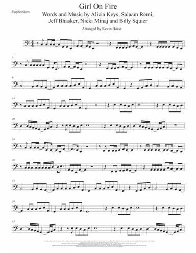 Girl On Fire (arr. Kevin Busse)