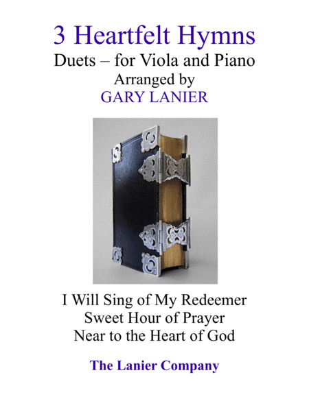 Gary Lanier: 3 Heartfelt Hymns (Duets for Viola and Piano) (arr. Gary Lanier)