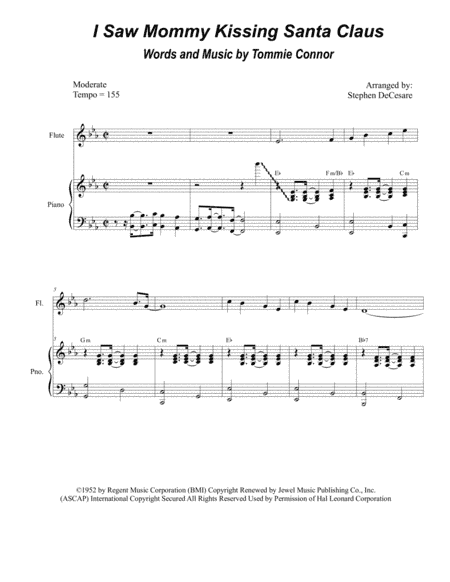 I Saw Mommy Kissing Santa Claus (arr. Stephen DeCesare)