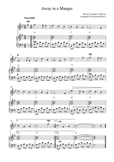 Away in a Manger (arr. Kaiserin Rebecca)